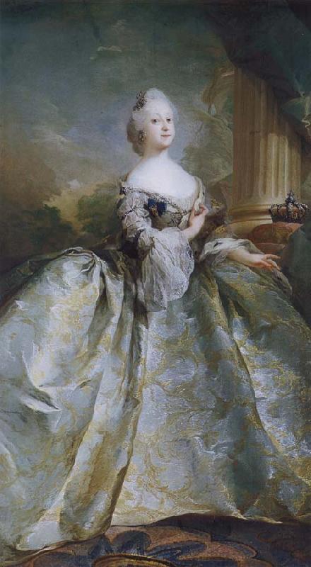 Carl Gustaf Pilo Queen Louise oil painting image